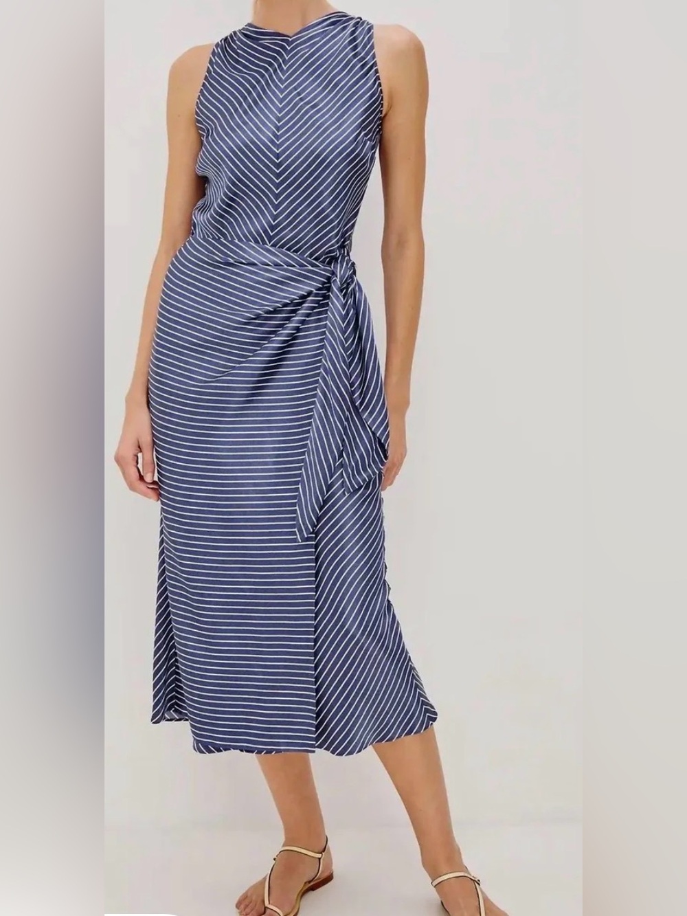 Rails Navy and White Stripe Dress (Cairo Dress in Twilight)